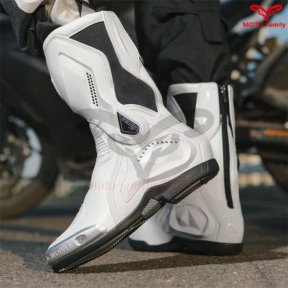Motorcycle riding waterproof non-slip falling locomotive boots shoes universal  breathable knight  lightweight motorcycle boots