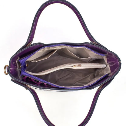 New Patent Leather Handbag Banquet Dress One-shoulder Cross-body Bags Large-capacity Female Daily Design Totes Shopping Bag