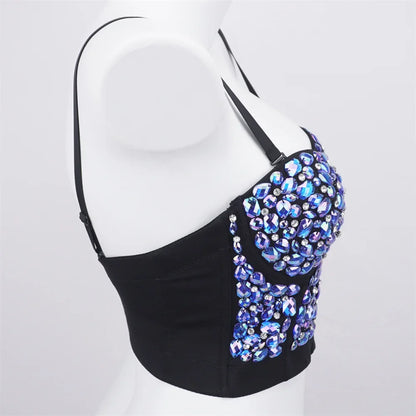 Sexy Party Corset Tops Woman Tank Streetwear Camis Bustier Fashion y2k Crop Top Women Clothes Summer Club Shirt Ladies Bra Blusa