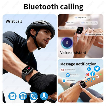 2026 New Men's and Women's Smartwatches, Fitness Trackers, Wireless Calling, IPX8 Waterproof, Activity Pedometers, Birthday Gift