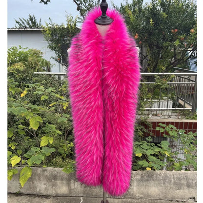 Bulk discount  Y2K Mink Fur Scarf for Women - Winter Plush Long Strip Scarf, European American Style Warm accessory