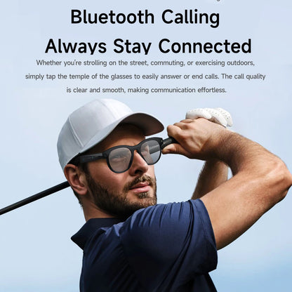 2025 AI Smart Glasses New Interaction With Camera Photo Video Record Translation Music Smart Sunglasses Bluetooth Call Headphone