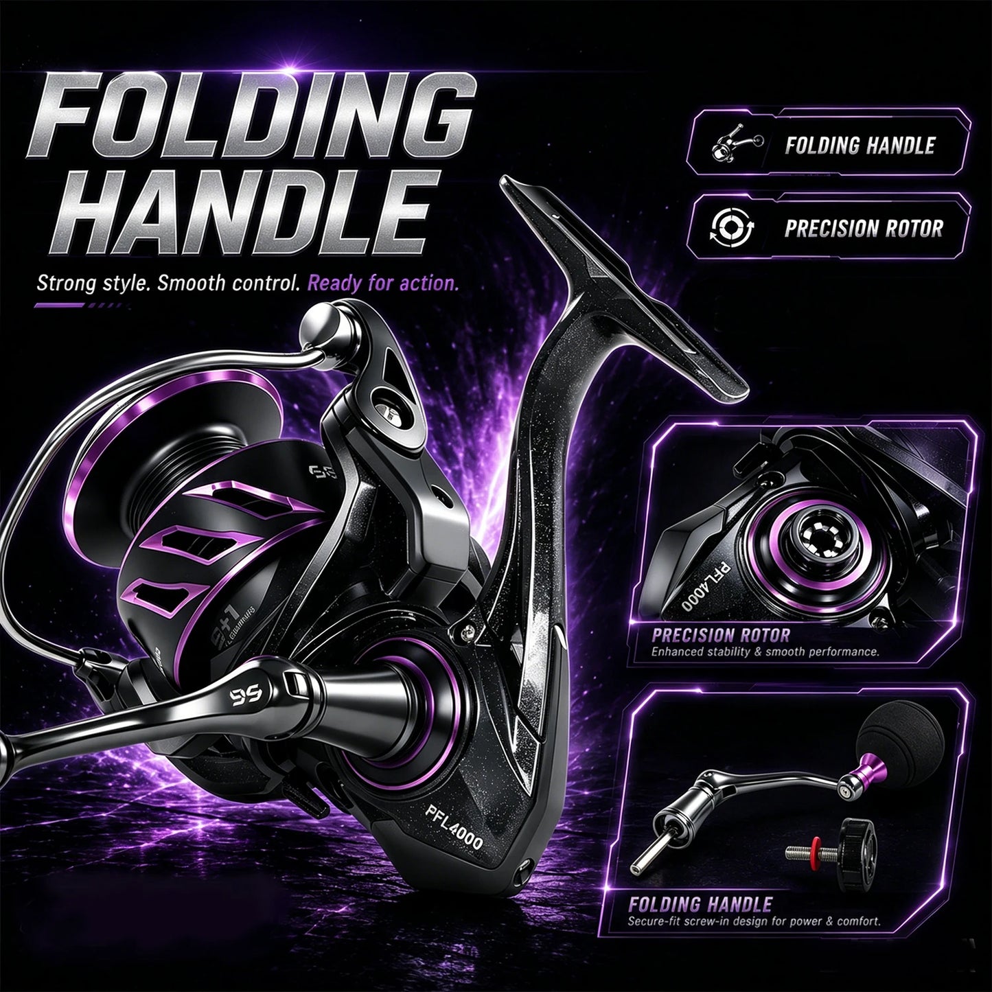 Sougayilang Spinning Reel 1000~4000 Serie 5.2:1Gear Ratio 12kg Max Drag CNC Aluminum Spool Fishing Reel for Freshwater Saltwater