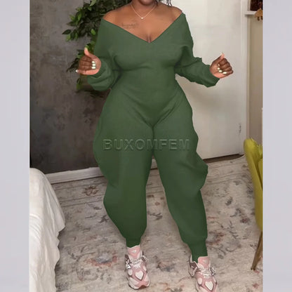 Fashion Outwear Female Club Bodysuits New Stylish Causal Jumpsuits Women's Set Long Sleeve Sets 2025 Ladies Streetwear Clothings