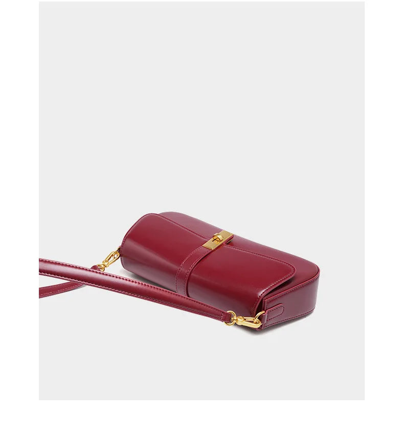 YANATARI Underarm Cowhide Genuine Leather Handbags Women Vintage Shoulder Bag Female Crossbody Bags Luxury High Quality 2025