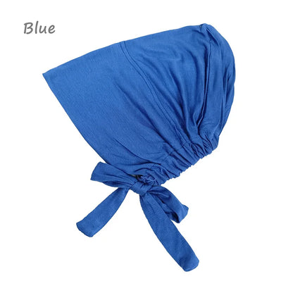 New Soft Modal Muslim Turban Hat Inner Hijab Caps Islamic Underscarf Bonnet India Hats Female Headwrap Turbante Mujer