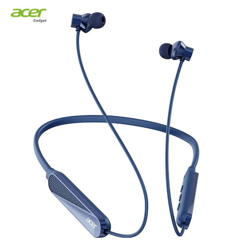 Acer Ohr561 Wireless Neckband Bluetooth Headphones, In-Ear Design, Comfortable to Wear, Bluetooth 5.4 Chip with Low Power Consumption, 20 Hours of Long-Lasting Battery Life, Dedicated for Sports and Running