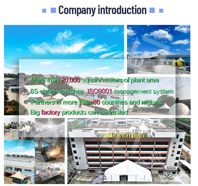 Luxury Modern Transparent PVC Four-Season Custom Garden Hotel Igloo Glamping House Geodesic Dome Tent