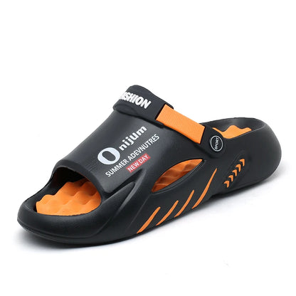 Men Sandals New Summer EVA Soft-soled Platform Slides Slippers Indoor Outdoor Walking Beach Shoes Flip Flops Mens Shoes
