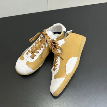 Luxury Brand Running Shoes Casual Sneakers Commuter Shoes Hiking Shoes Genuine Leather Simple Yet Stylish Retro Sporty Style