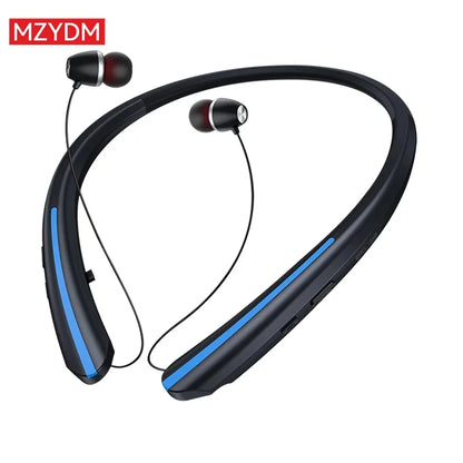 HX801 Bluetooth neckband headphones: High-fidelity stereo sound field, noise-canceling microphone