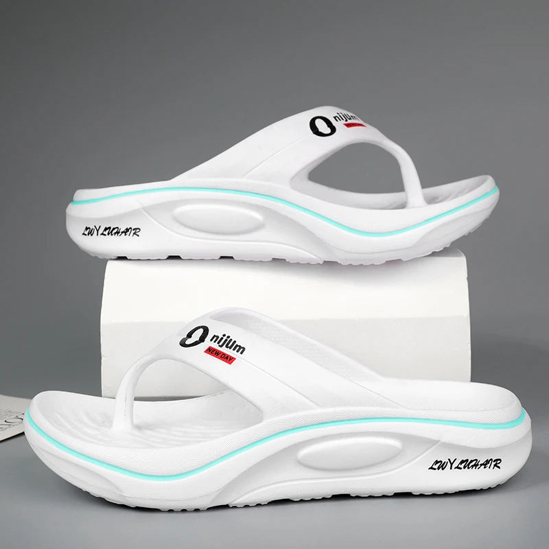 Summer Men Slippers Non Slip EVA Flip Flops Lightweight Home Sandals Soft High Quality Slides Fashion Outdoor Beach Bathroom