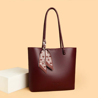 Genuine Brand Luxury Purses and Handbags Women Bags Designer Soft Leather Shoulder Top-handle Commute Bag Female Sac A Main Tote