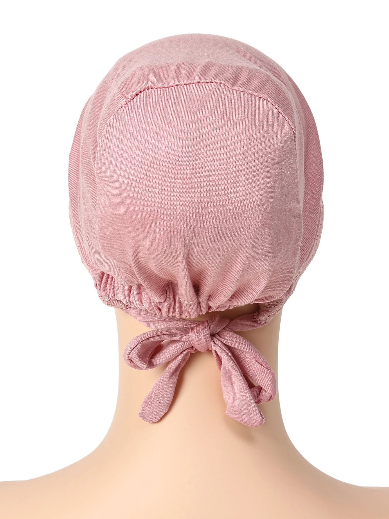 Soft Elastic Strap Muslim Turban Hat Lace Inner Hijab Caps Islamic Underscarf Bonnet India Hats Female Headwrap Turbante Mujer