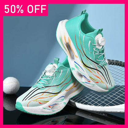 Unisex Sports Shoes Trendy Mesh Breathable Outdoor Running Shoes 2026 New Soft Soled Rebound Professional Training Shoes for Men