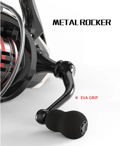 Left/Right Interchangeable Spinning Fishing Reel 5.2:1 Gear Ratio Metal Bearing Fishing Wheel Baitcasting Reel Carp Fishing