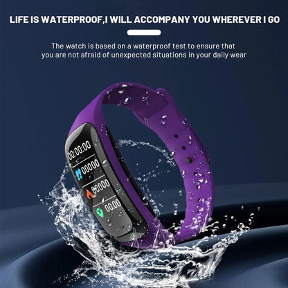 Smart Watch C1 Plus Bluetooth Step Counting Sports Bracelet Fitness Tracker Heart Rate Blood Pressure Sleep Men Women