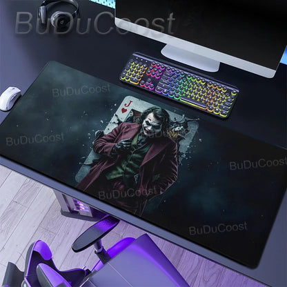 J-Jokers Popular Movies Mousepad HD Printing Computer Gamers Locking Edge Non-slip Mouse Pad XXL Non-Slip Keyboard PC Desk Pad
