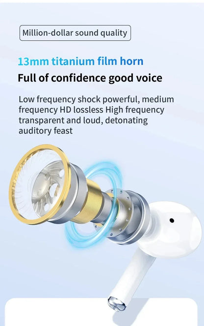 For Air pro5  Earphones TWS MaxWireless Bluetooth In Ear Earbuds Sport Noise Cancelling Headset For iPhone Xiaomi Huawei