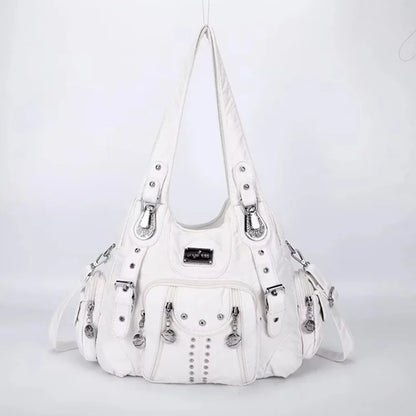 Angel Kiss Bag Women Fashion Handbags Women Shoulder Bags PU Leather Handbag Female Satchel Shoulder Purse Bag Bolsa Feminina