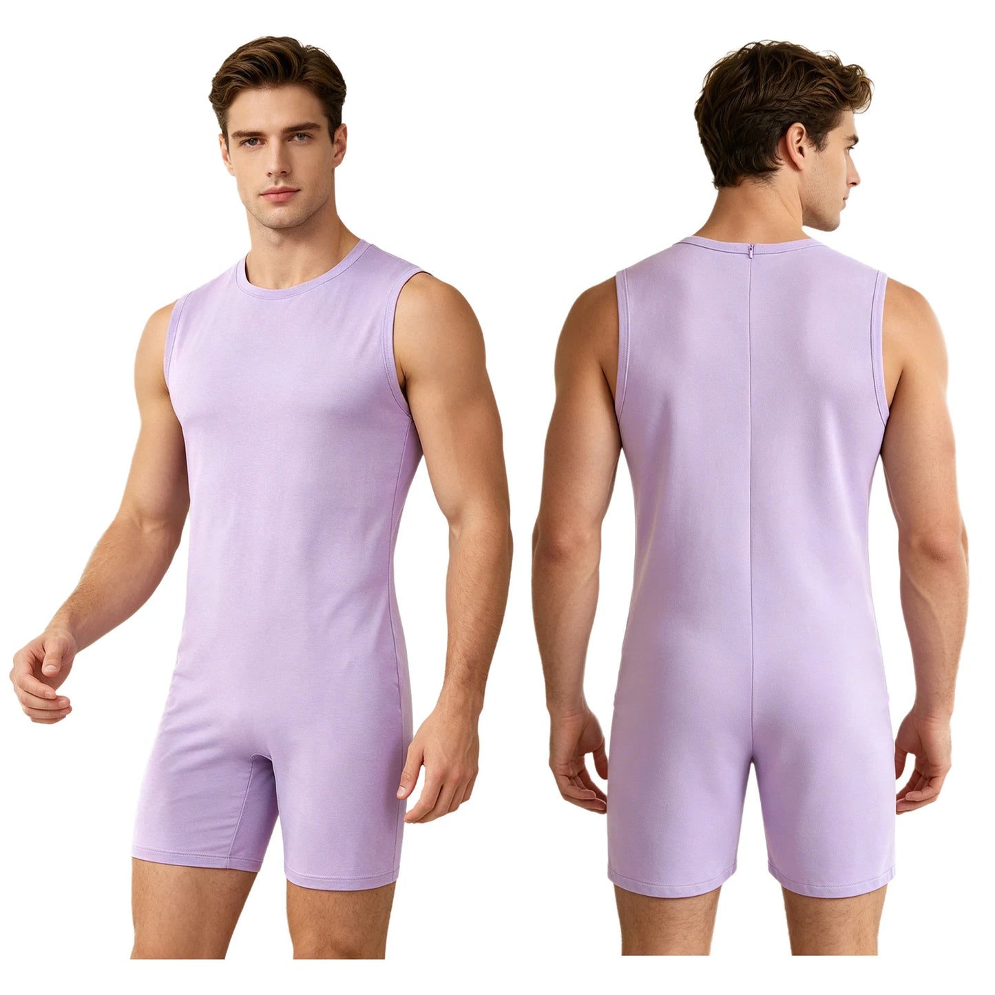 Men Women Special Needs Adaptive Clothing Elderly Alzheimer ASD Anti-Strip Jumpsuit Back Zipper Bodysuit Daily Wear Homewear