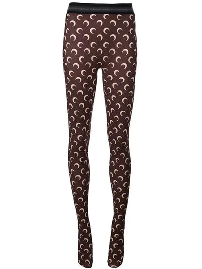 Fashionable Women Printed Elastic Jumpsuit New Summer Casual Seamless Tight Thin Women's High Waisted Leggings