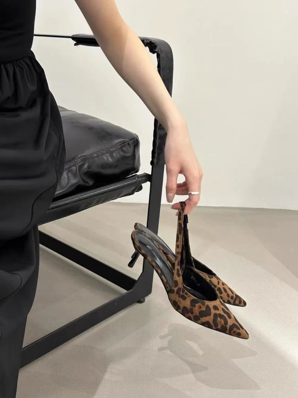 Luxury High Heels Sandals Women Sexy Pointed Toe Shoes for Woman Slippers New Party Shoes Pumps Elegant Slides Mujer Zapatos