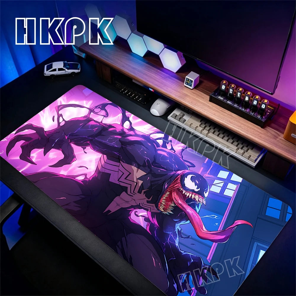 90x40cm Mouse Pad Gaming Large Dywan Gamer Keyboard HD Desk Mat Non-Slip Rubber Table Carpet Mousepad Venoms XXL For Computer
