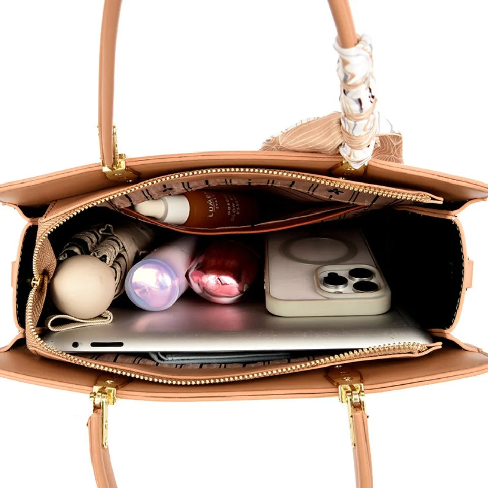 Genuine Brand  Women Bags Luxury  PU Leather  Embroidery Shoulder Bags Crossbody Messenger Bags for Women Casual Tote Sac A Main