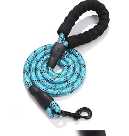 3M Pet Reflective Nylon Tow Rope Non Slip Foam Handle Pet Adjustable Towing Ropes Large MiddleSmall Dogs Outdoors Pet Supplies