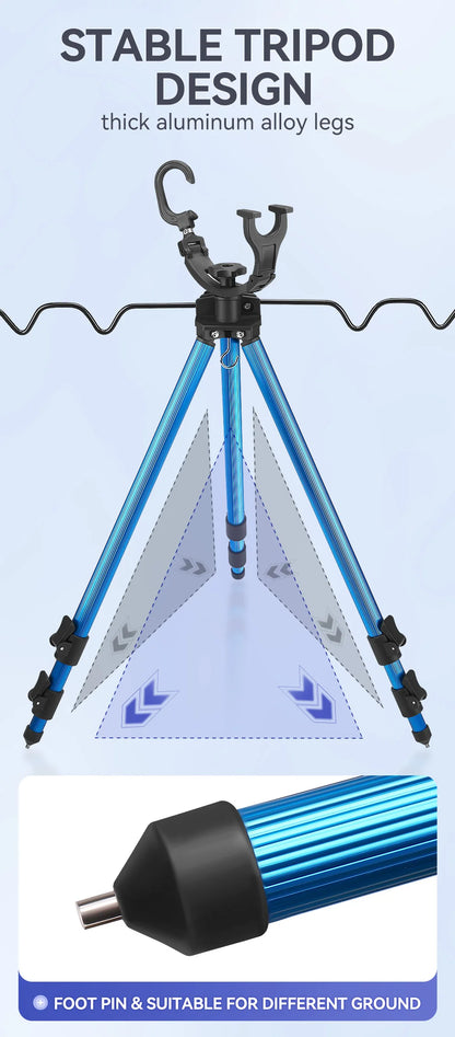 WEIHE 1pcs C# Fishing Rod Holder Telescopic Fishing Rod Bracket
