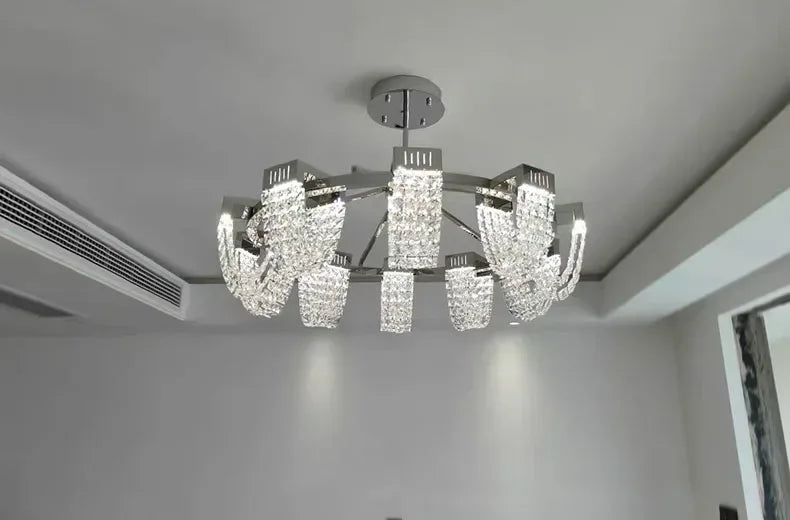 2025 New Home DecorationPendant Lights Luxury Crystal Living Room Chandelier Bedroom Pendant Lamp Ceiling Light  Indoor Lighting