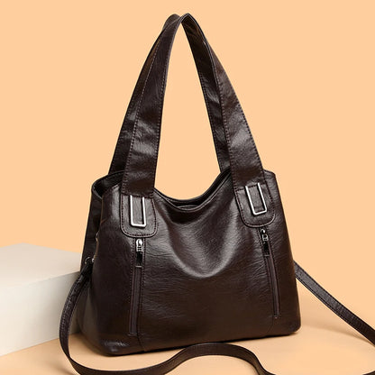 Women's Crossbody Bag PU Leather Shoulder Purse Fashion Handbags Tote Bags for Ladies with Long Adjustable Strap, Gift Idea 2025
