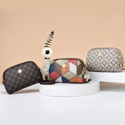 Vintage Female Shoulder Bags Fashion Shell Bag Patchwork PU Leather Women Bag Hobo Ladies Handbag Big Casual Tote Bags