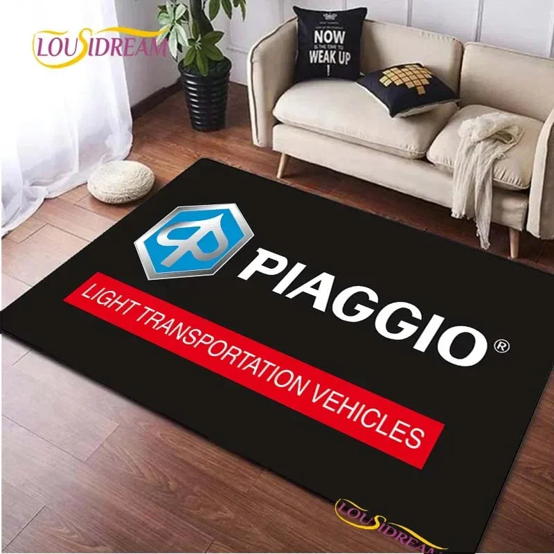 Modern Fashion Piaggios Moto Carpet for Living Room Bedroom Sofa Area Rug decor Kitchen un-slip floor Mat Alfombra birthday gift