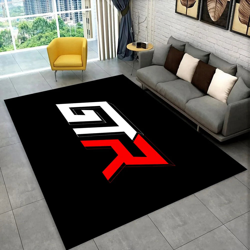 GTR Racing Car N-Nissan Logo 3D Carpet Rug for Home Living Room Bedroom Sofa Motorcycle Doormat Decor,kid  Area Rug Floor Mat