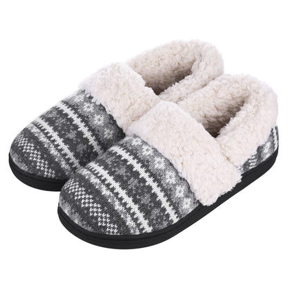 Comwarm Winter Warm Cotton Slippers For Women Men Flats Soft Non-slip Fluffy Shoes Design Slides Couple Indoor House Slippers
