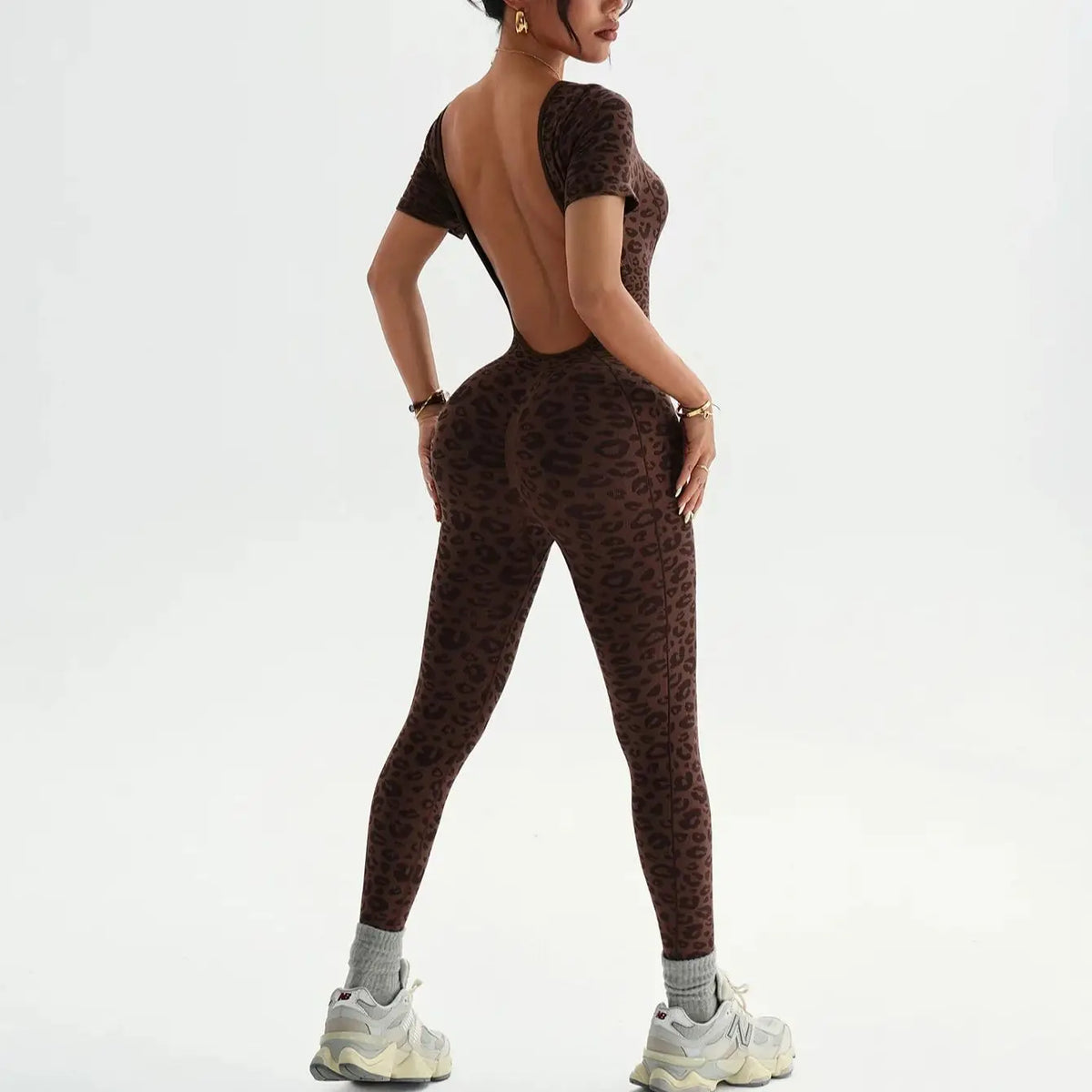 Trendy Bodysuit Sportswear Woman Gym Jumpsuits Sport Pants Seamless Woman Clothing Yoga Clothes Female Fitness Overalls Leggings