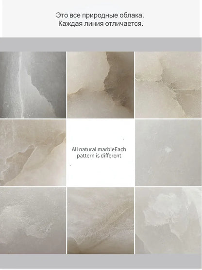 Alabaster Chandelier Spanish Natural Marble Round Hanging Chandeliers For Living Dining Room Loft Bedroom Alabaster Lights