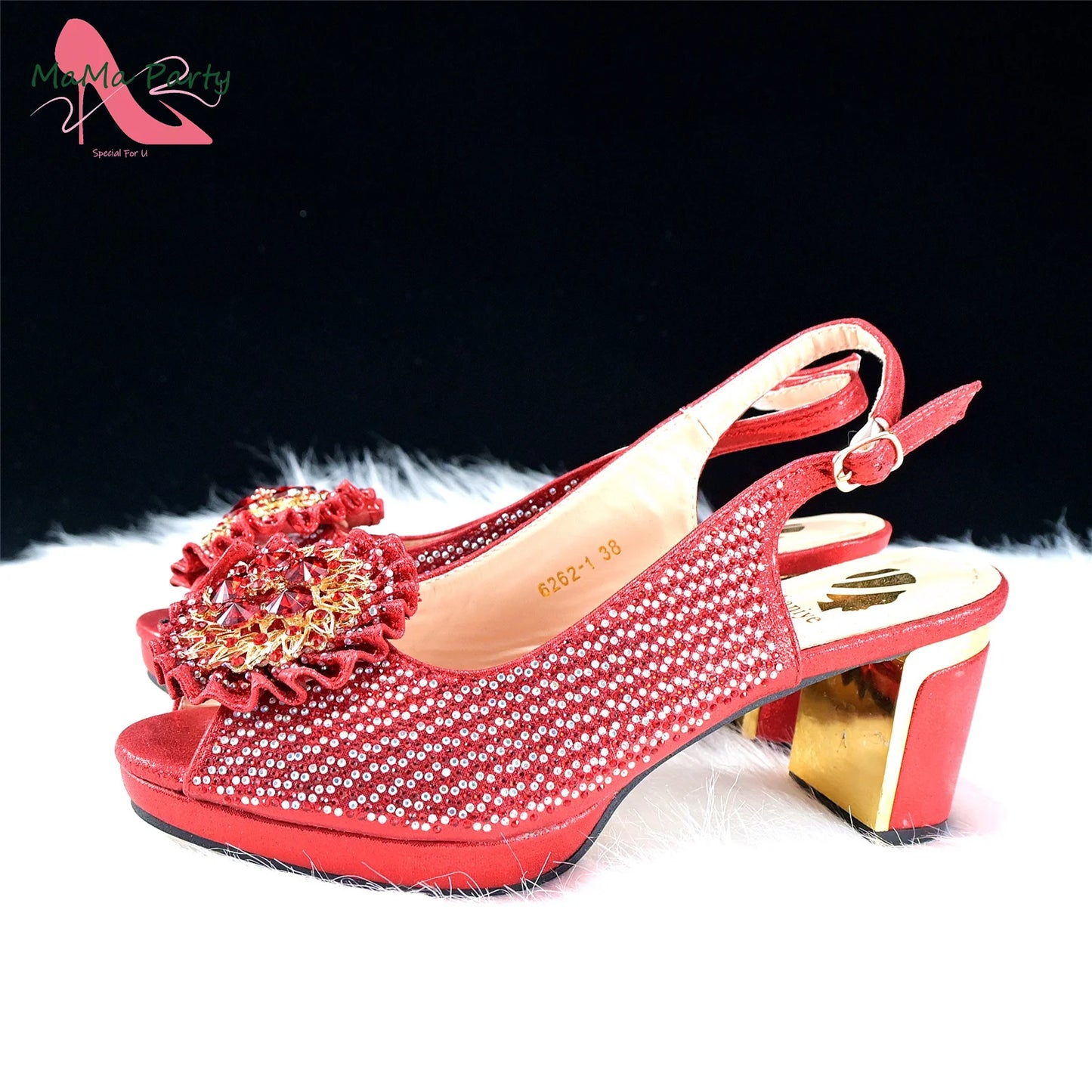 Mature Italian Women Shoes Matching Bag Set in Green Color 7 CM Comfortable Heels with Plaform Elegant Peep Toe Sandals