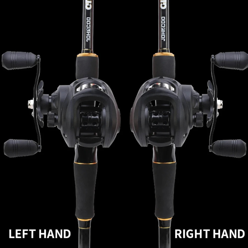 Max Drag 12kg Left/Right Hand Baitcasting Reel High Speed 7.2:1 Gear Ratio Fresh Saltwater Magnetic Brake System Ultralight Reel