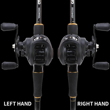 Max Drag 12kg Left/Right Hand Baitcasting Reel High Speed 7.2:1 Gear Ratio Fresh Saltwater Magnetic Brake System Ultralight Reel