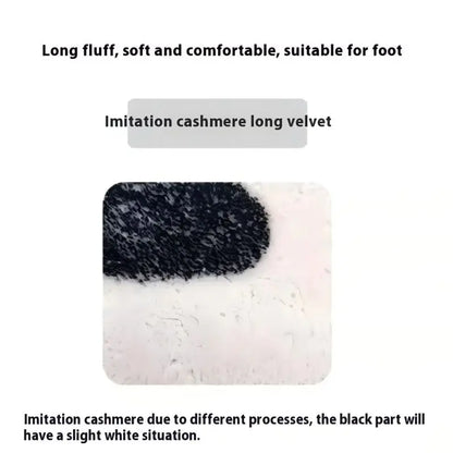 VIKAMA Little Fresh Fruit Special Imitation Cashmere Carpet Warm Machine Washable Bathroom Door Carpet Porch Mat Home Decor