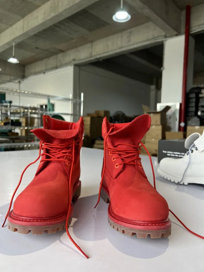 British Style Male Winter Comfortable Cow Suede Leather Round Toe Cross Tied Ankle Boots Solid Color Mid Heel Men Warm Footwear