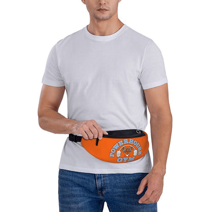 Powerhouse Gym Fanny Bag Custom Bodybuilders Fitness Crossbody Waist Pack Men Women Cycling Camping Phone Money Pouch