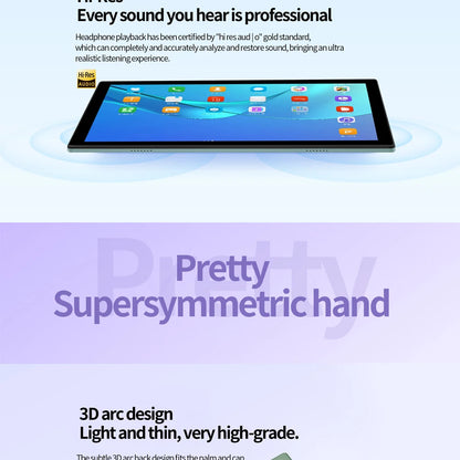 New 5G Original Pad 8GB RAM 256GB ROM 10.1 Inch Android 13 Tablets Octa Core Google Play 4G Phone Call WiFi Tablet PC 8000mAh