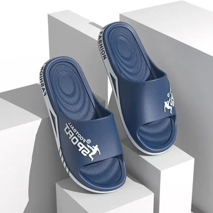 New Men's Slippers for Summer Outdoor Wear, EVA Sports Trend, Couple's Home Bathroom, Soft Soled Home, Men's Cool Slippers