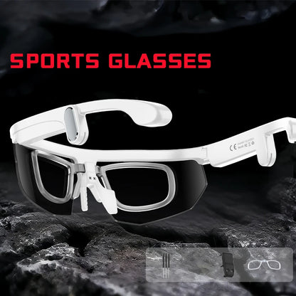 AI Smart Glasses with Camera  with built-in storage (no SD card required)deal for outdoor sports such as cycling skiing baseball
