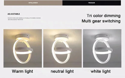 LED Strip Aisle Ceiling Lights Modern Minimalist Living Room Lamps For Balcony Entrance Home Decor Fixtures various styles