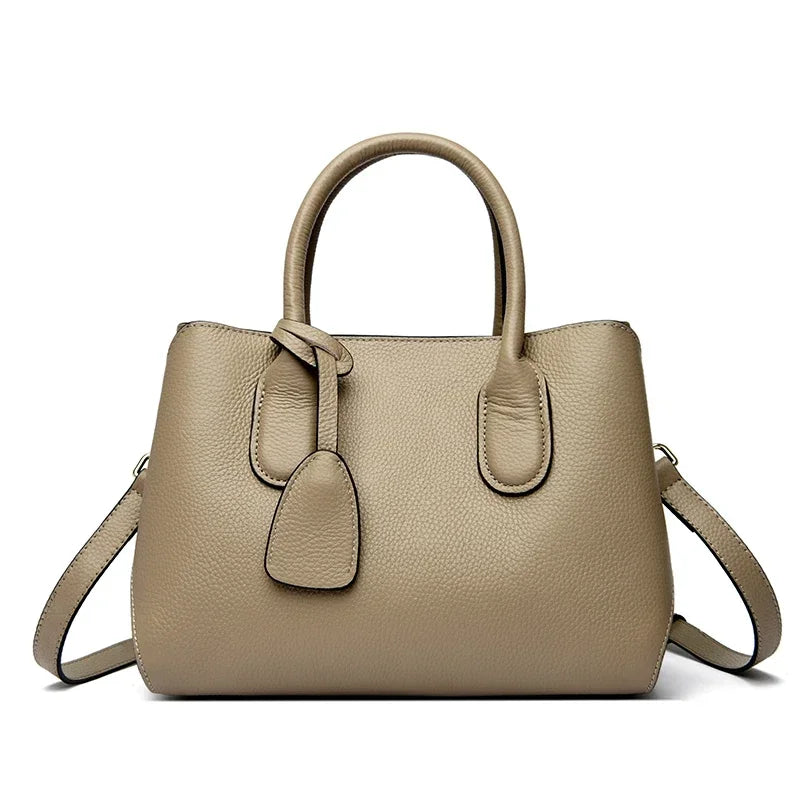 Genuine Leather Large Capacity 3 Layers Women Totes Designer Ladies Shoulder Crossbody Bags Fashion Female Handbags Sac A Main